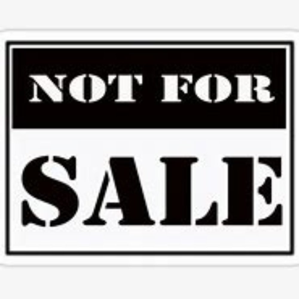 not for sale